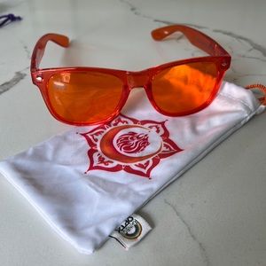 Rainbow OPTX • Translucent Orange • Unisex Sunglasses • Never Worn